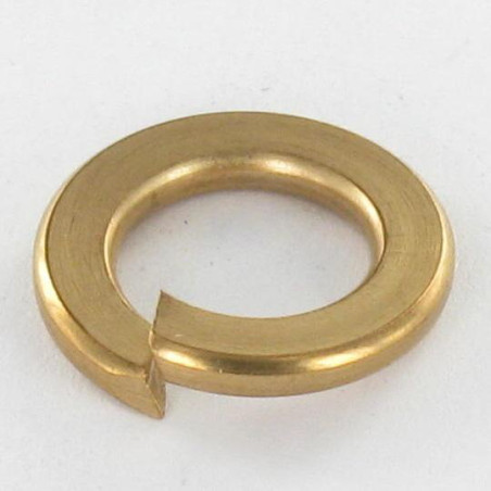 1 x Scheiben/Unterlegscheibe Federringe M10x18x2,2 BRONZ Metallphosphat