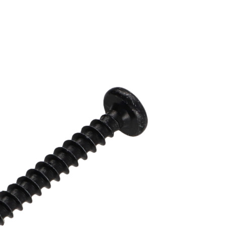 1 x Spanplattenschrauben Rundkopf Pozi N°2 4X40 Stahl schwarz verzinkt