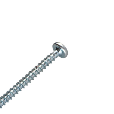 1 x Spanplattenschrauben Rundkopf Pozi N°2 4,5X60 Verzinkt