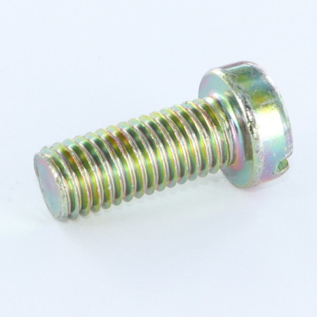 1 x Metallschrauben Zylindrischer Flachkopf Gespalten M4x14 Dichromat