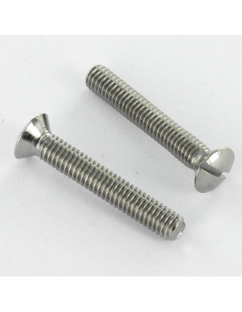 1 x Metallschrauben Verschromtem Messing...