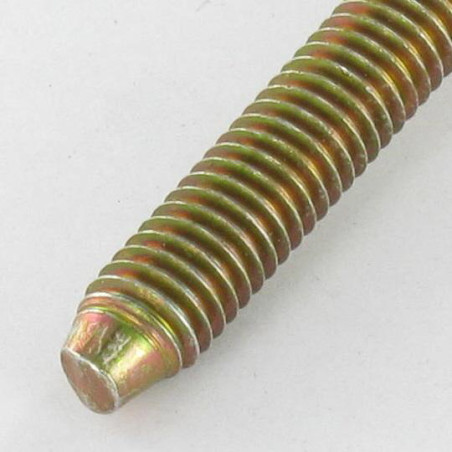 1 x Schraube Flachrundkopfschraube Innensechskant M6x47 Mit Gewinde 32 Kegelförmige Spitze Dichromat