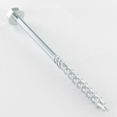1 x Rahmenschraube tekor Sechskantkopf cut Bohrspitze mit Typ 17 Spitze 8X80 T40 Verzinkt CR3 48 hbs ohne Rotrost
