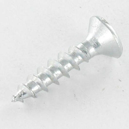 1 x Spanplattenschraube Flacher Senkkopf Pozi 2 4X15 Verzinkt