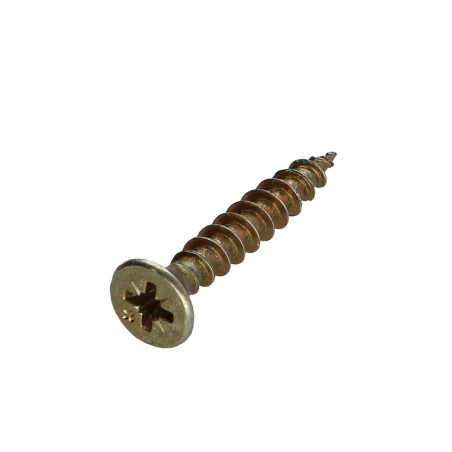 1 x Spanplattenschrauben Senkkopfschraube Pozi 3x40 Dichromat Mikroschrauben