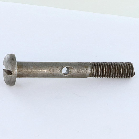 1 x Metallschrauben Breiter zylindrischer Halbrundkopf Gespalten M8X60 Gebohrt 3.8 Rohstahl