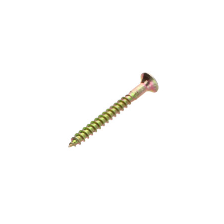 1 x Spanplattenschrauben Senkkopfschraube Pozi N°2 4,5X45 Gebohrt Dichromat