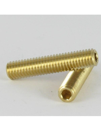 1 x Metallschrauben Messing Madenschraube...