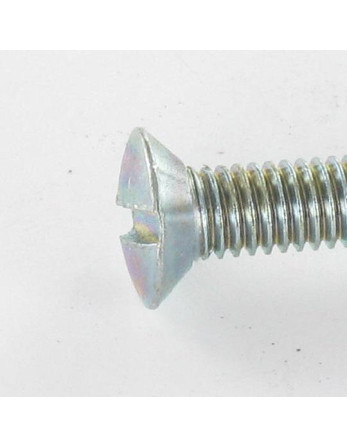 1 x Metallschrauben Flacher Senkkopf Gespalten...