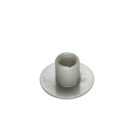 1 x Abdeckkappe Loch 12/5,5 Länge 5.6 Aluminium RAL9006 weißaluminium