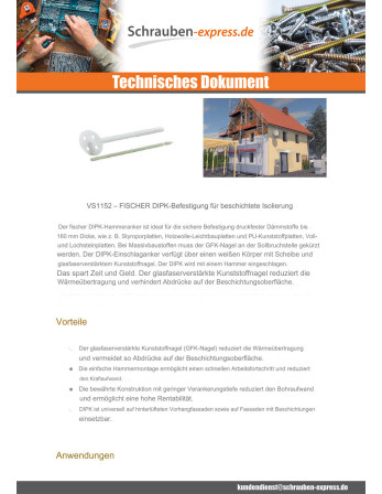 1 x Fischer ISOLIEREND DIPK 10/60-80 2 stück