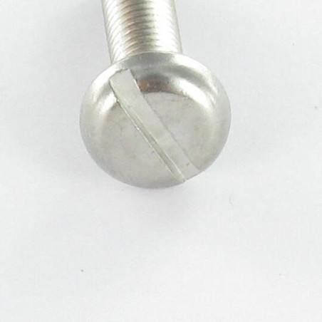 1 x Metallschrauben Breiter zylindrischer Halbrundkopf Gespalten M2,5 x 3,5 Rohstahl Mikroschrauben