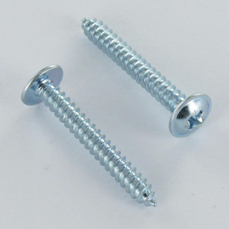 1 x Blechschraube Flachrundkopfschraube Pozi 4,2 x 32 Verzinkt