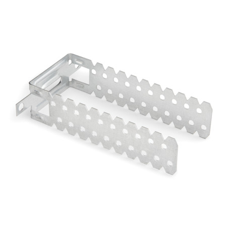 1 x U-förmiger Kleiderbügel für 60-mm-Profile Verzinkt