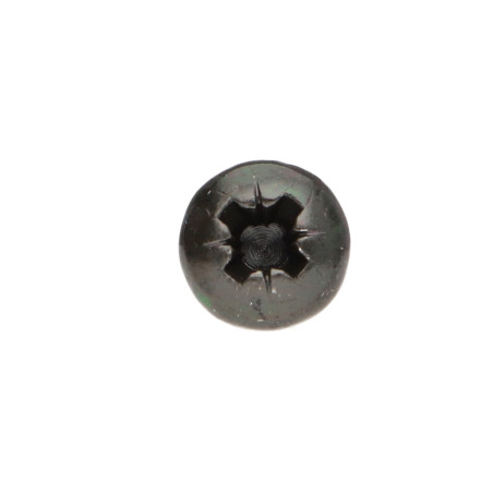 1 x Spanplattenschrauben Rundkopf Pozi N°2 3,5X25 Stahl schwarz verzinkt