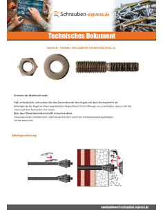 Zubehörteil THERMAX Fischer 12/16 Edelstahl A4 2