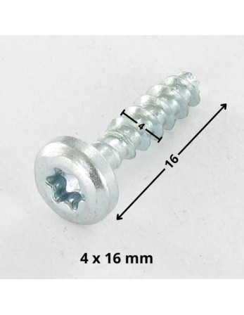 1 x Spanplattenschrauben Rundkopf T20 4X16 Ohne...