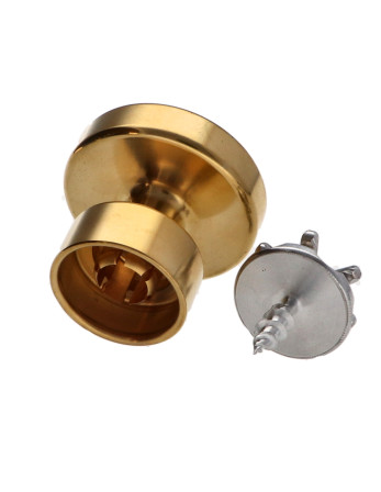 1 x Kleiderhaken dekorativ Messing mit...