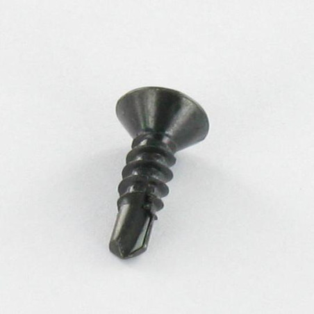 1 x Selbstbohrende Schrauben Senkkopfschraube Phillips 3,9 x 13 Blechgewinde Stahl schwarz verzinkt