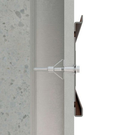 1 x Metalldübel für Gipskarton Mit Metallschrauben Sechskantkopf M8X60 Verzinkt