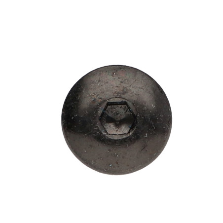1 x Schraube Flachrundkopfschraube M6x25 Schraubenschlüssel 4 Stahl schwarz verzinkt Schraubensicherung