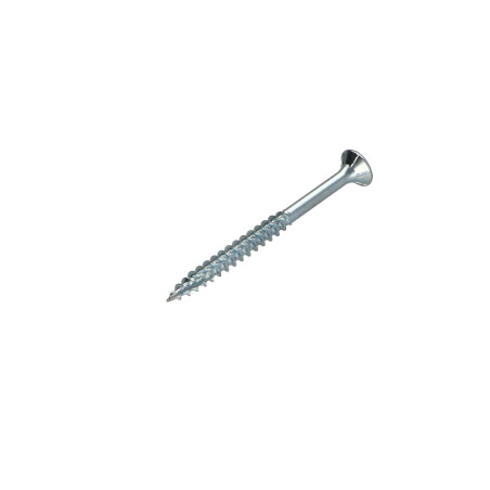 1 x Spanplattenschrauben TEKOR Senkkopfschraube Gezahnt Pozi N°2 4X60 Mit Gewinde 36 cut Bohrspitze mit Typ 17 Spitze