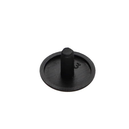 1 x Schraubenkopfabdeckung Polyethylen Kopf-Durchmesser 12 Gewindedurchmesser 3 Gewindelänge 6,5 RAL9005 tiefschwarz