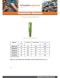 Dübel Fischer UX GRÜN 6X35 2