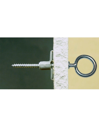 1 x Dübel Nylon 8x40 Mit Ringschraube mit...