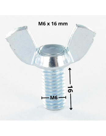 1 x Schraube Flügel M6x16 FA Verzinkt
