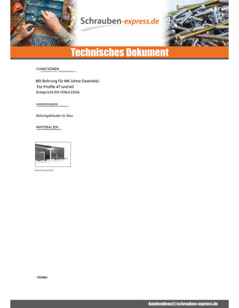 1 x GRAT LINIE Von BEGEGNEN PROFIL 60 Z