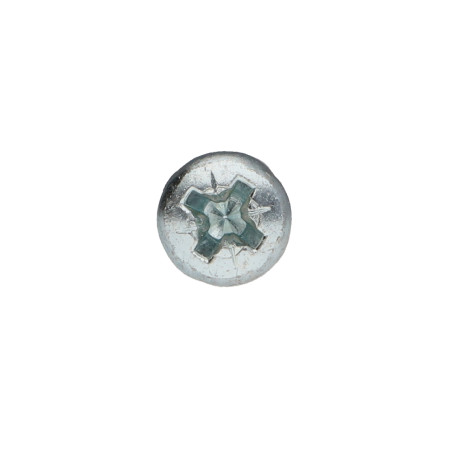 1 x Spanplattenschrauben Rundkopf Pozi N°3 6X80 Mit Gewinde 48 Verzinkt