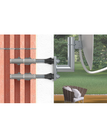 1 x Distanzmontage THERMAX Fischer 16/170 M12...