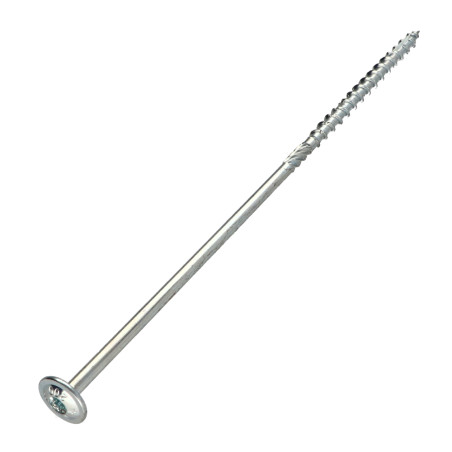 1 x Spanplattenschrauben TEKOR Tellerkopfschrauben T40 cut Bohrspitze mit Typ 17 Spitze 8x300 Teilgewinde Verzinkt