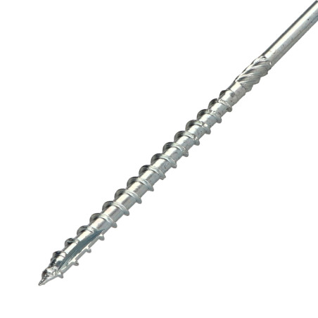 1 x Spanplattenschrauben TEKOR Tellerkopfschrauben T40 cut Bohrspitze mit Typ 17 Spitze 8x300 Teilgewinde Verzinkt