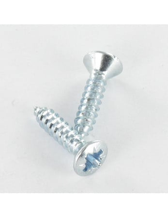 1 x Blechschraube Flacher Senkkopf Pozi 3,9 x...