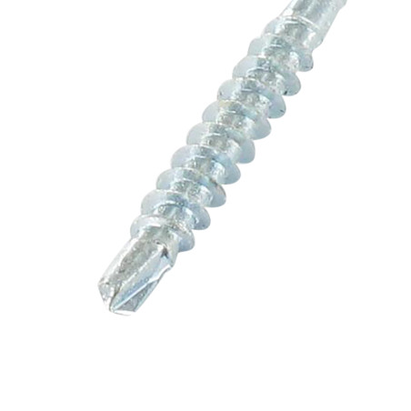 1 x Spanplattenschraube Medium Senkkopf Gezahnt T20 4X35 Mit Gewinde 24 Verzinkt RAL9010 reinweiß