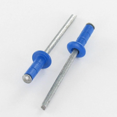 1 x Blindniete Multigrip Aluminium Stahlgewinde TRS 4x12 RAL5017