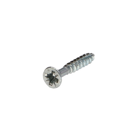 1 x Spanplattenschrauben TEKOR Senkkopfschraube Gezahnt Pozi N°2 4X25 cut Bohrspitze mit Typ 17 Spitze Gesamtgewinde