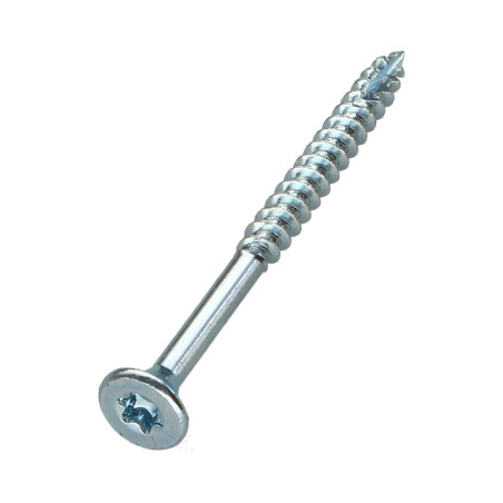 1 x Eimer 385 Spanplattenschraube 4X50 Senkkopf T20 cut Bohrspitze mit Typ 17 Spitze Verzinkt