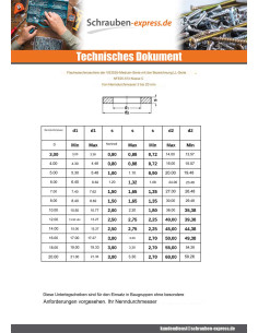 Scheiben/Unterlegscheibe Flach M8x30x1,5 LL Rohstahl... 2