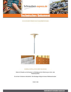 Dübel Und Schraube Fischer ISOLIEREND 6H-NT 6x160 2