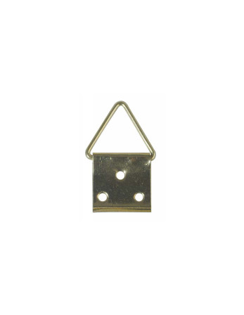 1 x Dreieckiger Bildaufhänger 10 mm Rohstahl