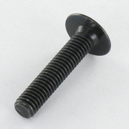 1 x Schraube Flachrundkopfschraube M6X55 Schraubenschlüssel 4 Stahl schwarz verzinkt