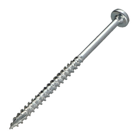 1 x Spanplattenschrauben TEKOR Rundkopf T30 6x100 Teilgewinde cut Bohrspitze mit Typ 17 Spitze Verzinkt