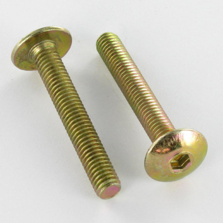 1 x Schraube Flachrundkopfschraube M8X50 Schraubenschlüssel 5 Dichromat