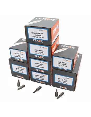 1 x TEKOR PACK PRO 1800 Schraube...