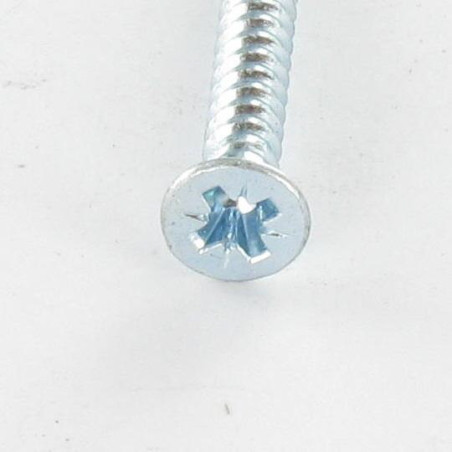 1 x Blechschraube Senkkopfschraube Pozi 4,2 x 19 Verzinkt