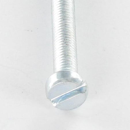 1 x Metallschrauben Zylindrischer Flachkopf Gespalten M8x20 Verzinkt