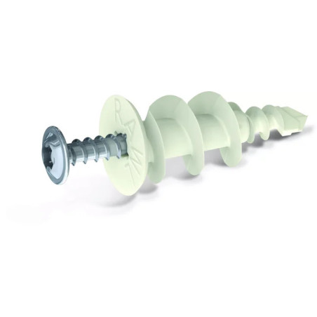 1 x Dübel Nylon Selbstbohrende Schrauben RAWLPLUG 14x32 Mit Schraube Verzinkt